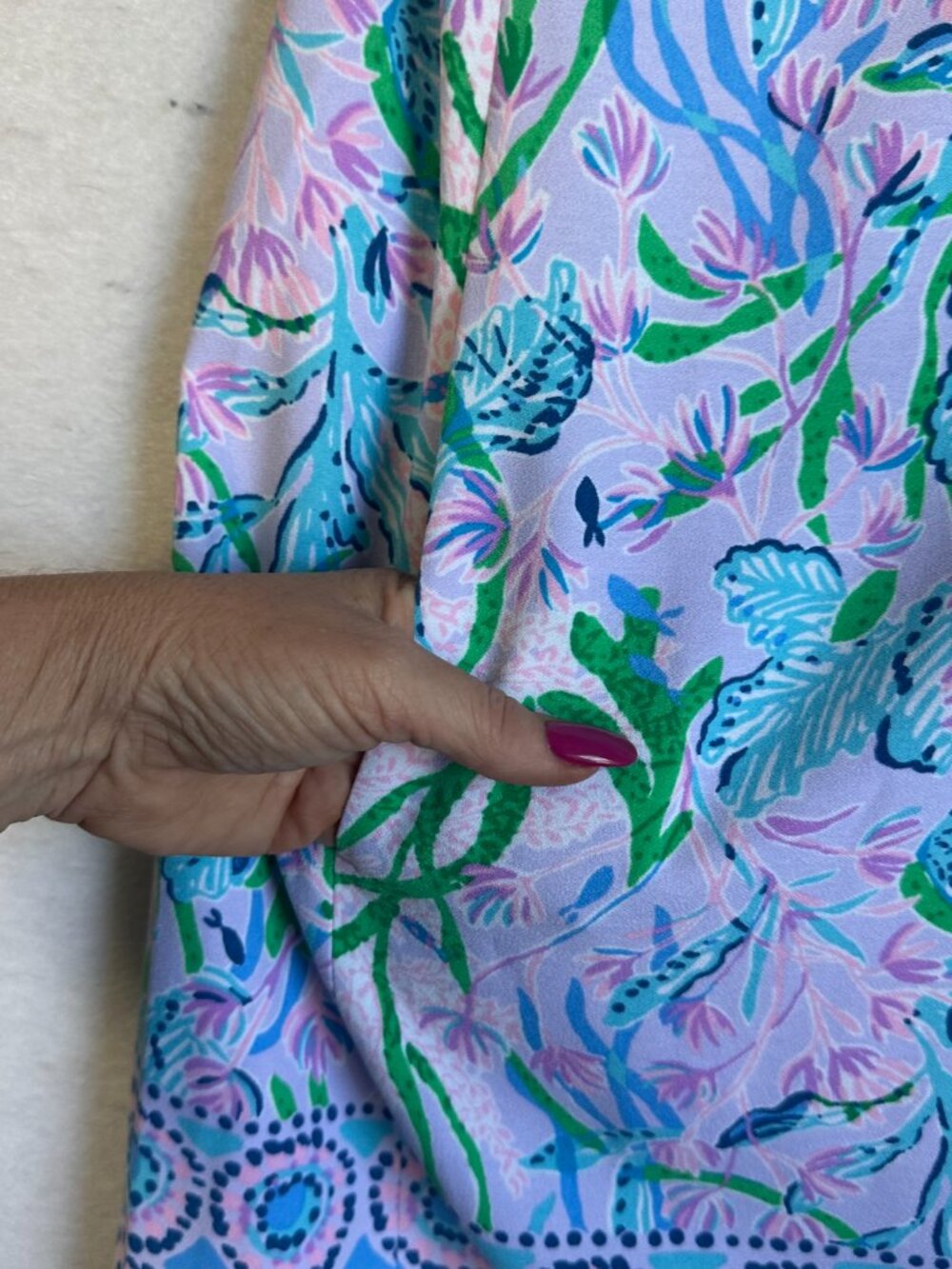 Lilly Pulitzer Edita Shift Dress Sz 4 Multi Seacret Escape Engineered tassled - Picture 4 of 8
